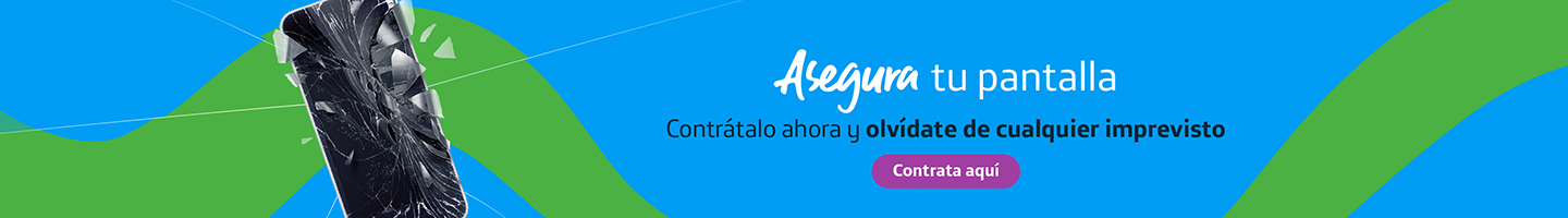 Asegura tu pantalla y smartphone ante cualquier evento. Contrátalo ahora y olvídate de cualquier imprevisto