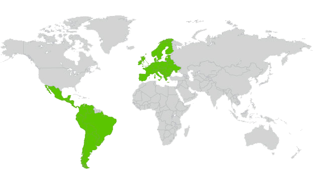 Consulta las tarifas por minuto, SMS y MB para Roaming Internacional de América - Europa