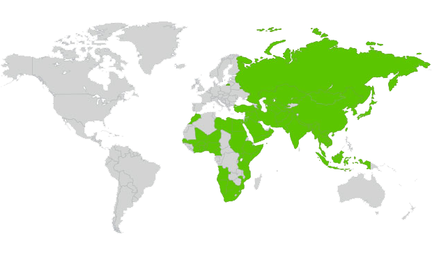 Consulta las tarifas por minuto, SMS y MB para Roaming Internacional Movistar en el resto del Mundo